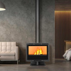 Salamandra a Lenha Eco Ruby Design 90X50 - Albicalor